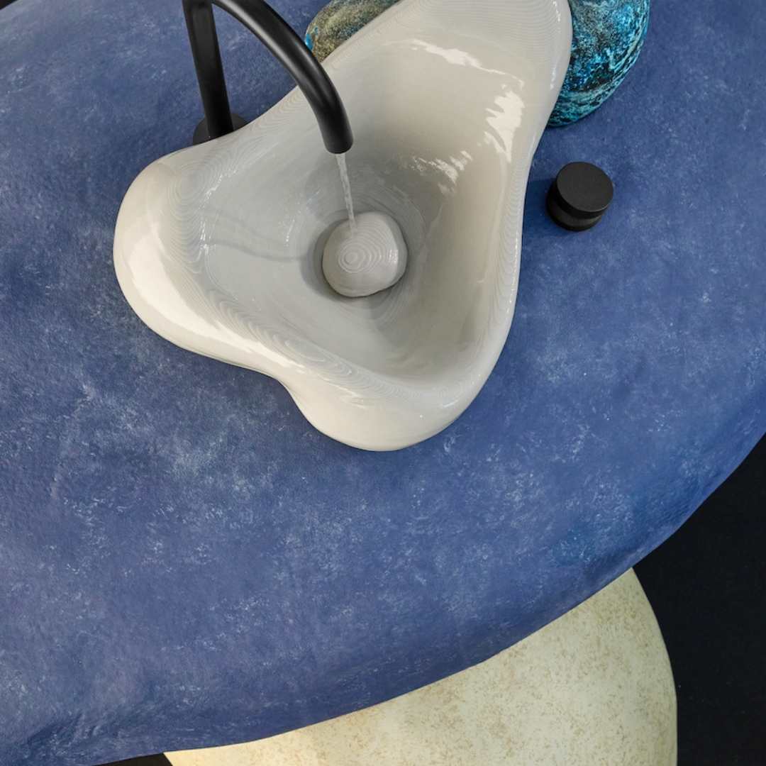 A creation in your bathroom designed by Daniel Arsham