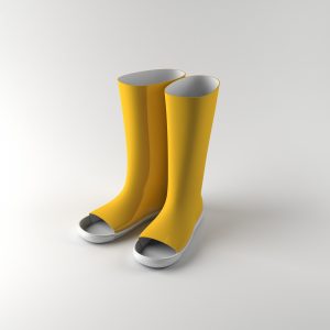 katerina kamprani rainboots jaune