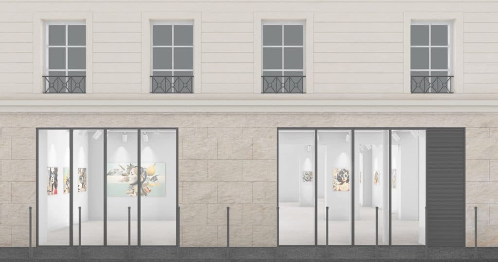 bâtiment - blanc - exposition - galerie - rue chapon