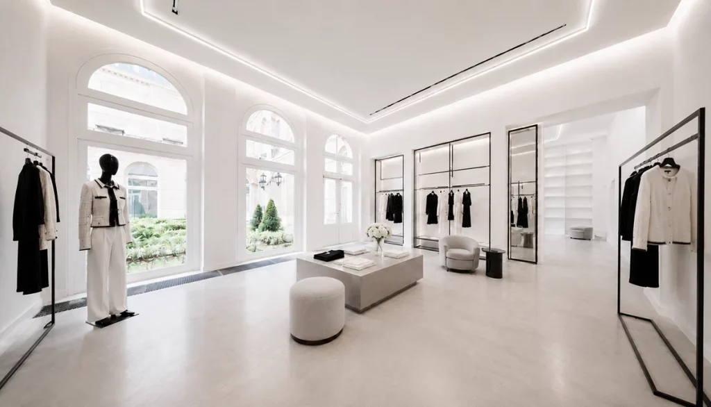 Format hybride réunissant boutique éphémère et showroom professionnel
