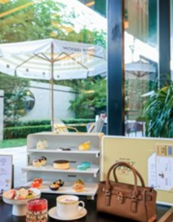 Pop-up Michael Kors Jet Set Lounge au Ritz-Carlton de Xi’an.